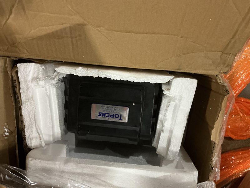 Condition photo showing As Is for TOPENS CK2500 Automatic Sliding Gate Opener Chain Drive Electric Gate Motor for Heavy Driveway Slide Gate Up to 5700 Pounds Security Gate Operator AC Powered with 20ft Roller Chain and Remote Control