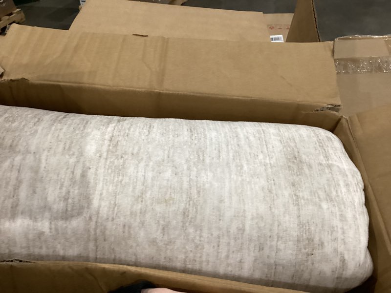Condition photo showing Good Condition for valenrug area rugs 9x12 living room - stain resistant 9x12 area rugs for living room, non slip backing printed rugs for bedroom, folable machine washable rugs (9'x12', beige)