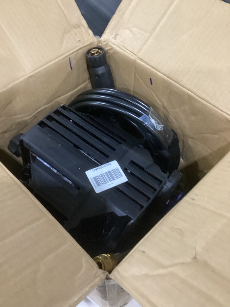 Condition photo showing As Is for HAS CRACK Westinghouse ePX3500 Electric Pressure Washer, 2500 Max PSI 1.76 Max GPM with Anti-Tipping Technology, Onboard Soap Tank, Pro-Style Steel Wand, 5-Nozzle Set, for Cars/Fences/Driveways/Home/Patios
