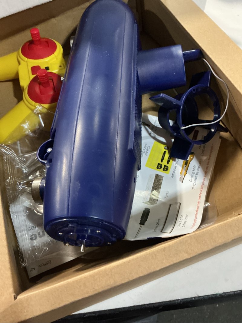 Condition photo showing As Is for goolrc mini rc submarine, 2.4ghz remote control boat, 6 channels diy under water ship rc boat