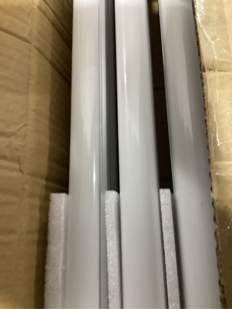 aolyty t8 led tube light, 13w shop light 6500k super bright dual end powered no ballast bypass light