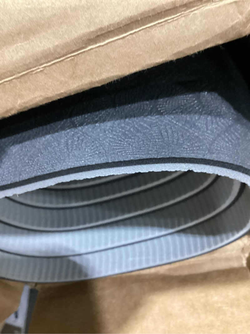 Condition photo showing New/Like New for HAPBEAR Large Yoga Mat - 72"x36"x6mm (1/4 inch), Extra Wide Non-Slip Exercise Mat for Home Workout, Yoga, Pilates & Stretching, Durable & Eco-Friendly, Includes Bonus Resistance Bands & Carry Bag Black/Gray