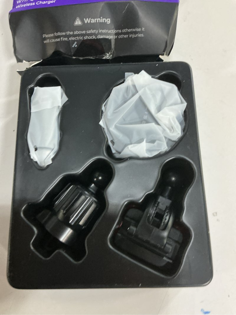 Condition photo showing Good Condition for lisen 15w qi2 magsafe car mount charger [peltier tec cooler w/cooling fan] ultimate cooling wireless car charger magnetic phone holder for truck accessories men tech gadgets with vent/dashboard mounts