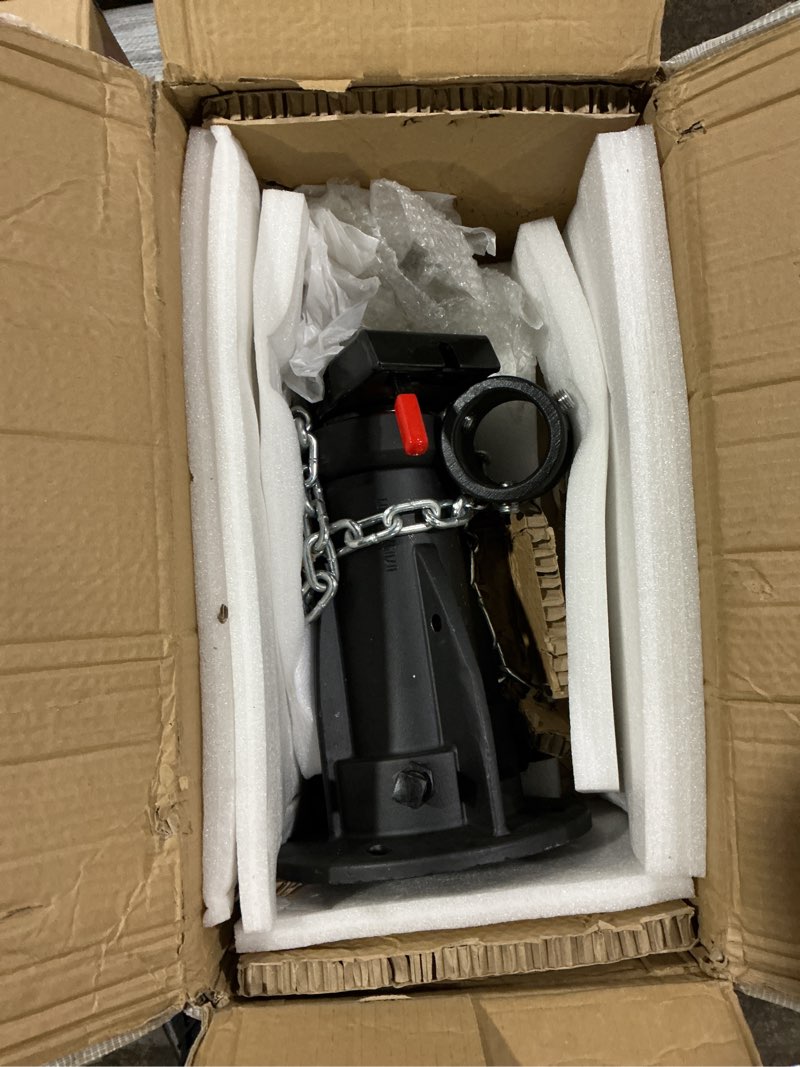 Condition photo showing Good Condition for c5g1216 12"-16" adjustable height cushioned 5th wheel to gooseneck adapter w/safety chain for camper/rv/trailer's kingpin box, fifth wheel to gooseneck coupler towing adapter, gtw 20000 12"-16" without safety chain