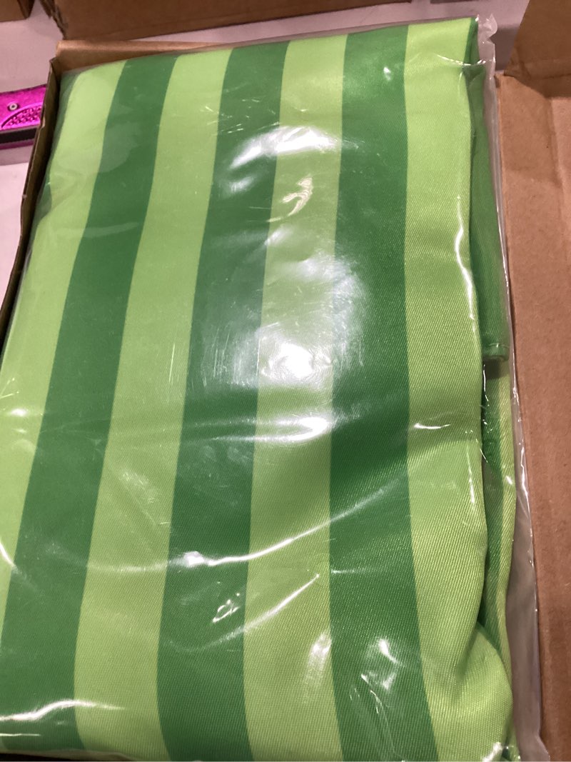 Condition photo showing Good Condition for mahjong bags protective sleeve for mahjong racks and pushers tile bag accessory 20 inch fits 4 racks pushers travel mah jong gifts empty mah jong bag only,stripe,green