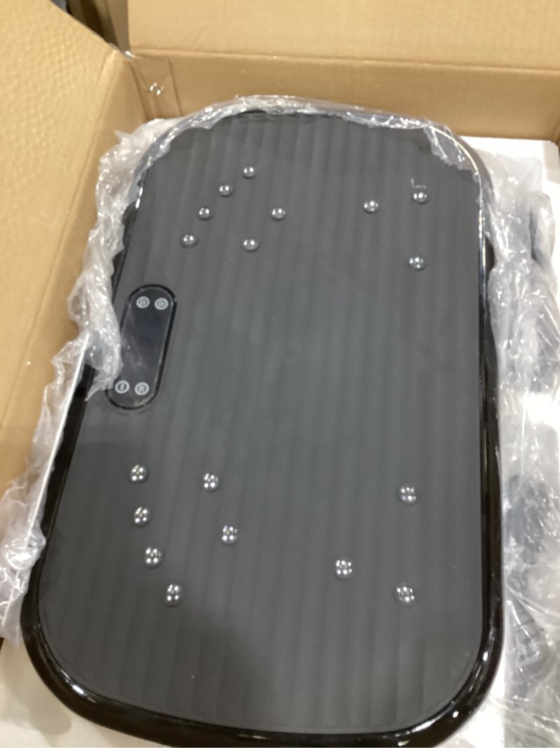 Condition photo showing New/Like New for Vibration Plate Exercise Machine, Vibration Plate for Lymphatic Drainage 330 Lbs Capacity Whole Body Vibration Platform Machines Helps Weight Loss Shaping Toning Wellness Black