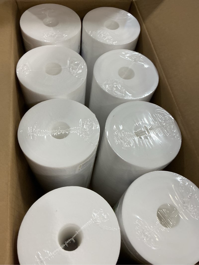 Condition photo showing New/Like New for pentair pentek dgd-5005 big blue water filter, 10-inch whole house sediment filter cartridge replacement, dual-gradient density spun polypropylene, 10" x 4.5", 5 micron, pack of 8 pack of 8 5 micron