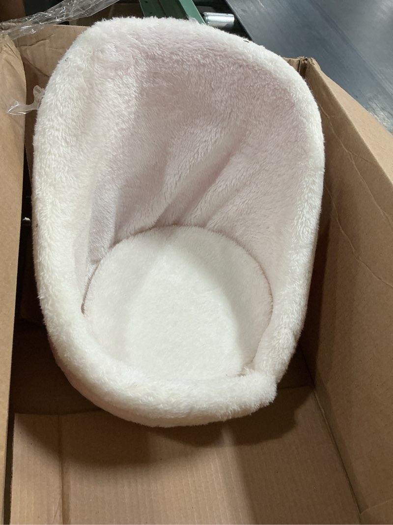 Condition photo showing Good Condition for angoily newborn chair for photoshoot, baby posing aid, newborn chair for photoshoot white mini sofa photo props comfortable portable toddler infant sofa kids lounge for indoor outdoor decoration white
