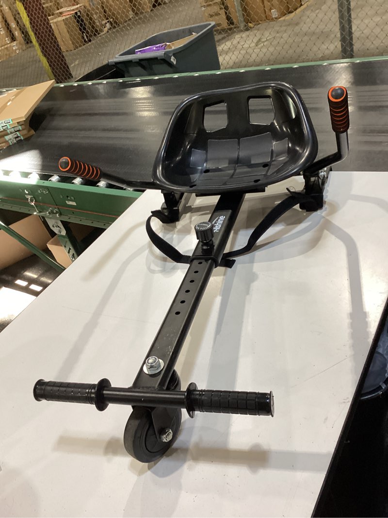 Condition photo showing Good Condition for hishine hoverboard seat attachment for 6.5”-10” hover board, toy vehicles upgrade design no need for velcro straps, go kart conversion kit accessory for self balancing scooter transform into go cart black