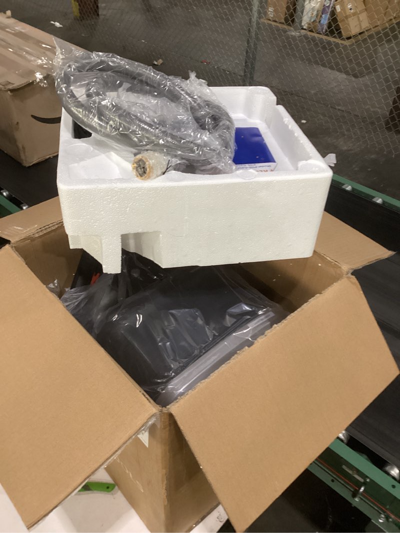 giraffe tools grandfalls retractable pressure washer g20, 2500 psi 2.2 gpm, 180° wall mounted power washer, auto-retract with 65ft pressure hoses, 5 nozzles for floor/cars/fences/patios, dark silver