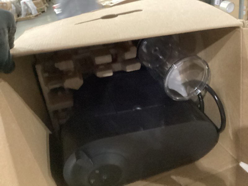 Condition photo showing As Is for Not tested ***Nespresso Vertuo Pop+ Coffee and Espresso Maker by De'Longhi, Black Matte with Dark Chrome Machine Only Black Matte Chrome