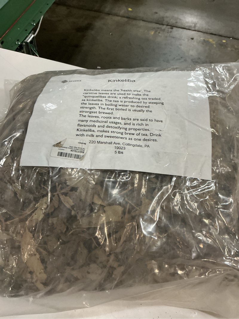 Condition photo showing New/Like New for segems natural organic kinkeliba herbal loose tea leaves bags (5lbs)
