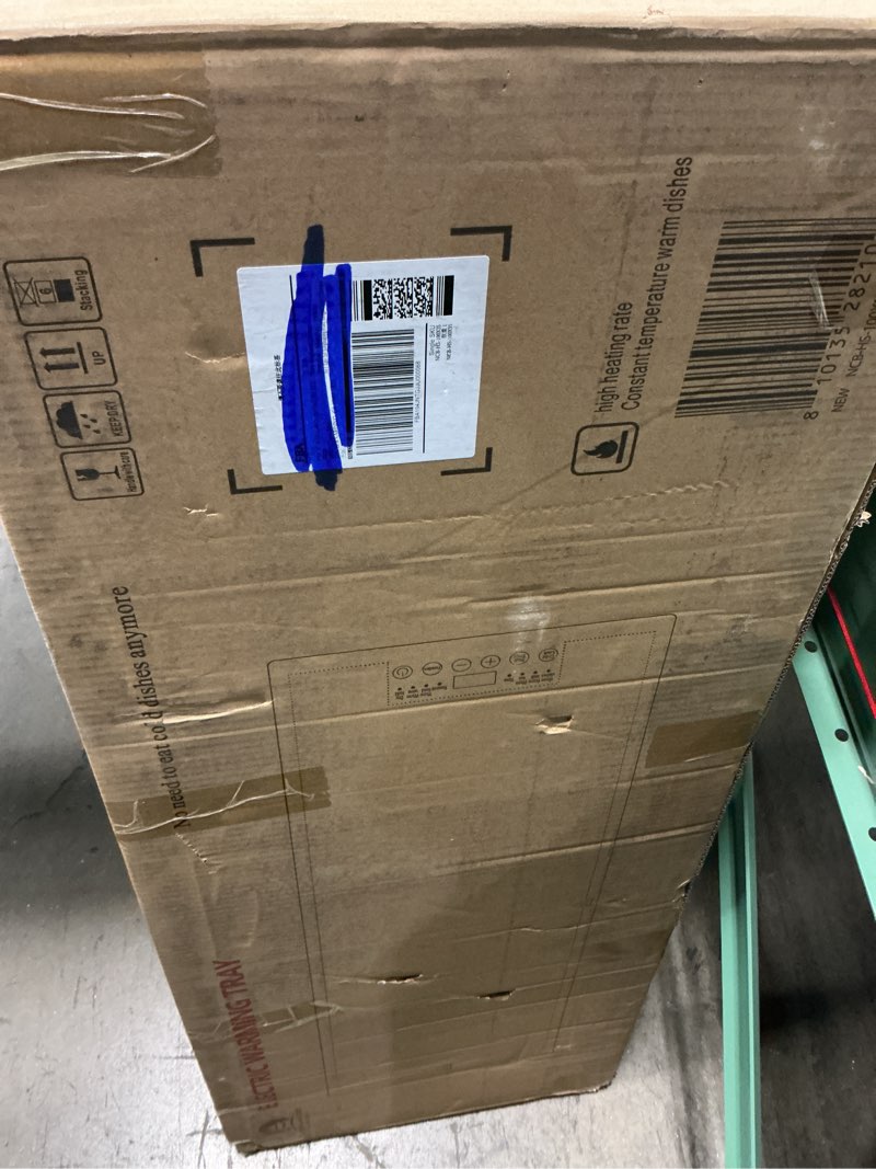 Condition photo showing New/Like New for electric warming trays for buffets party - 40x14 inch food warmers, buffet servers and warmers - extra large hot plate with fast heating & adjustable temp for restaurants, events x-large