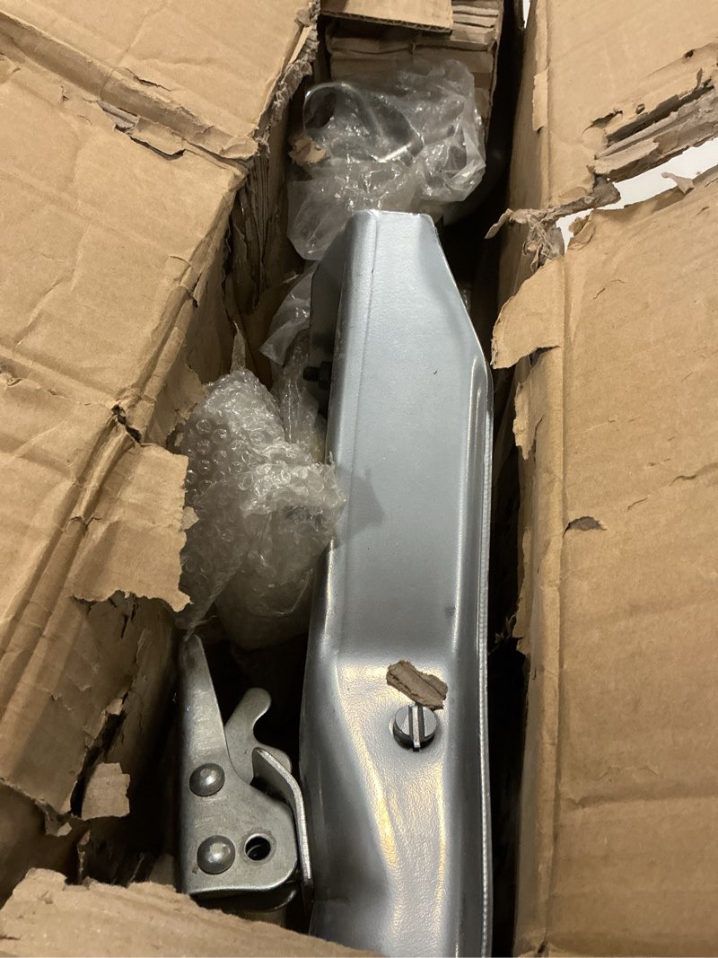 Condition photo showing Good Condition for VEVOR Tow Bar, 5500 lbs Towing Capacity with Chains, Powder-Coating Alloy Steel Bumper-Mounted Universal Towing Bar, Coupler Fits 2-Inch Ball Hitch, 39.4-Inch Opening Width, for RV Car Trailer Truck