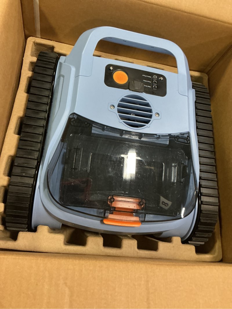 Condition photo showing Good Condition for (2025 Upgrade) Pool Vacuum for Inground Pools, Robotic Pool Cleaner, Wall Climbing Pool Cleaner, Cleans Pool Floors, Drain & Walls & Waterline, Cleaning Up to 2100 Sq.ft, 180 Min