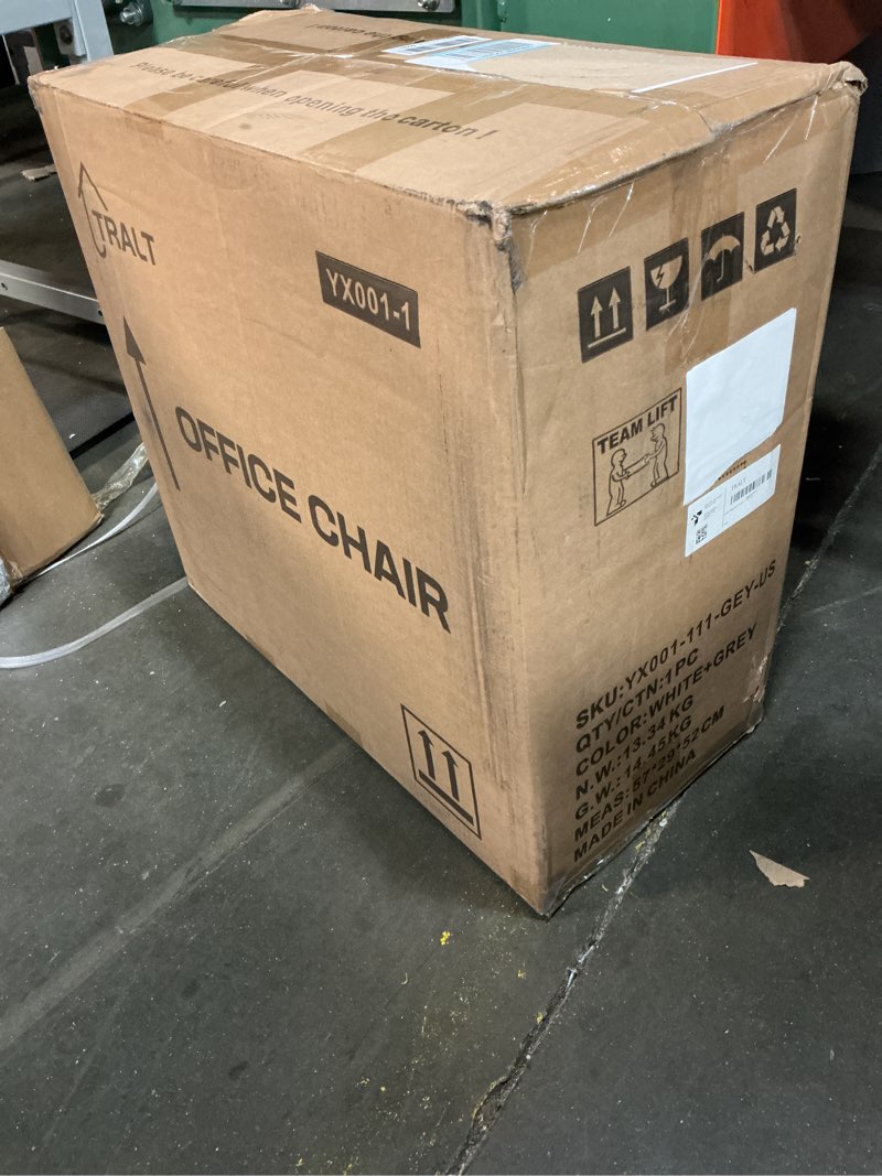 Condition photo showing New/Like New for tralt office chair ergonomic desk chair, 330 lbs home mesh office desk chairs with wheels, comfortable gaming chair, high back office chair for long hours (light grey)