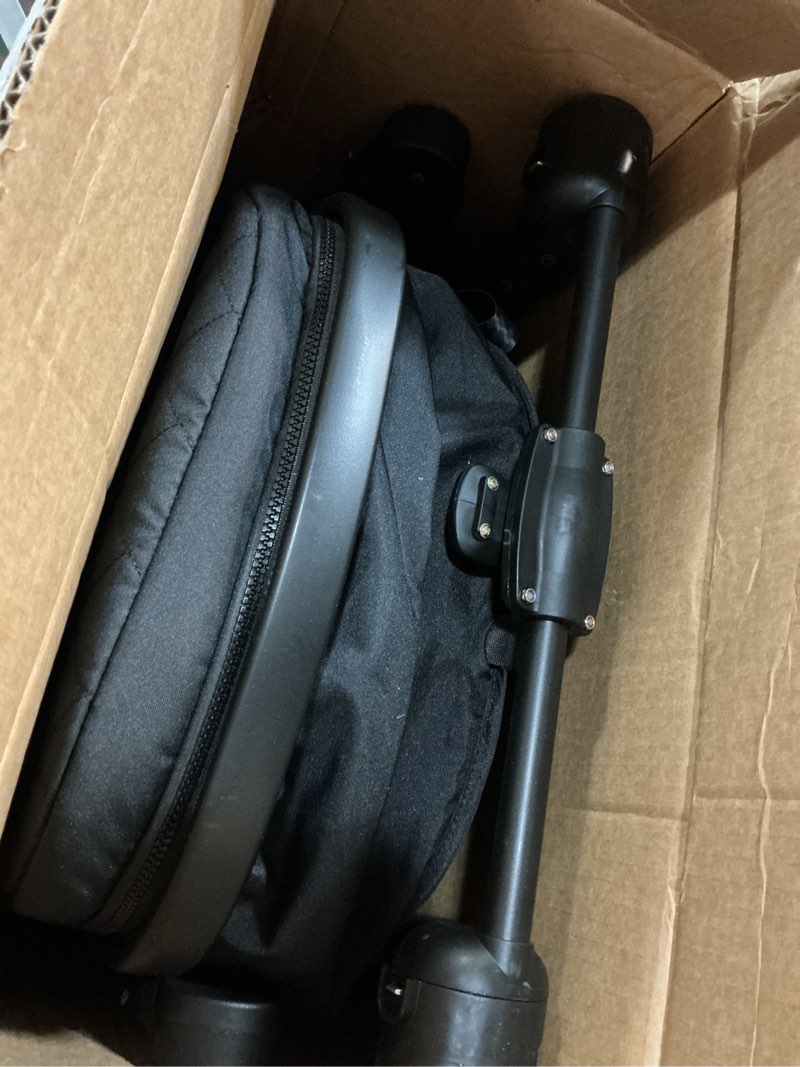 Condition photo showing Good Condition for Baby Stroller, 2-in-1 Reversible Toddler Seat with Lie-Flat Mode, Foldable Infant Stroller with Canopy, One Button Brake, Adjustable Handle, Newborn Pushchair (Black B) Black-B