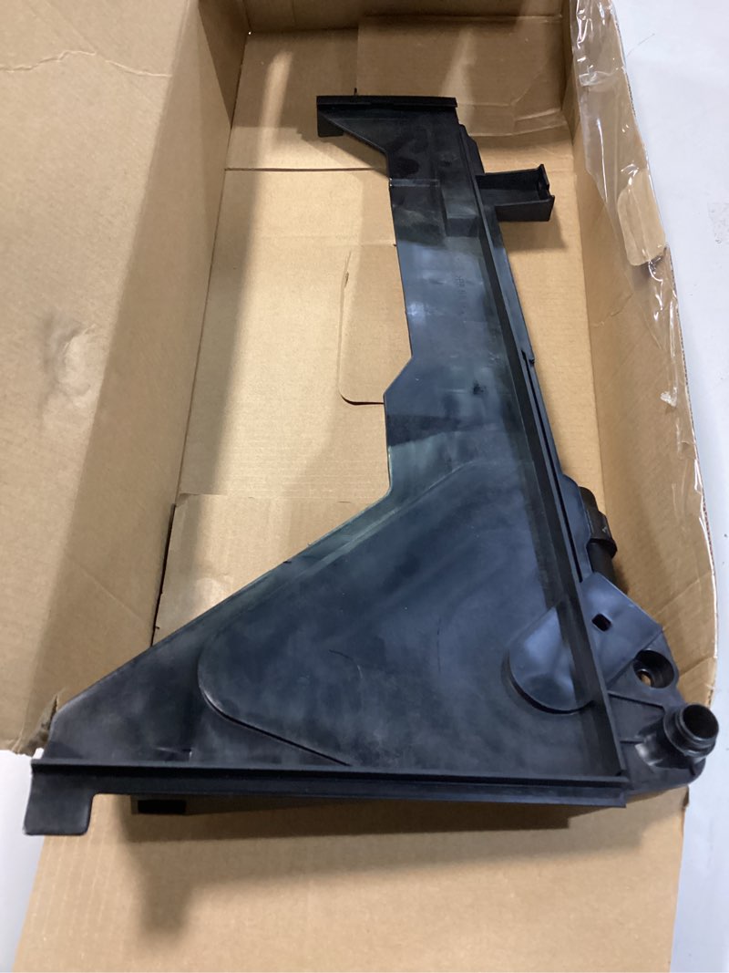 Condition photo showing Good Condition for manual transmission radiator coolant tank mounting plate, reservoir bottle bracket no.17111436250 for bmw e46 325i 330i 323i black, 1 pc