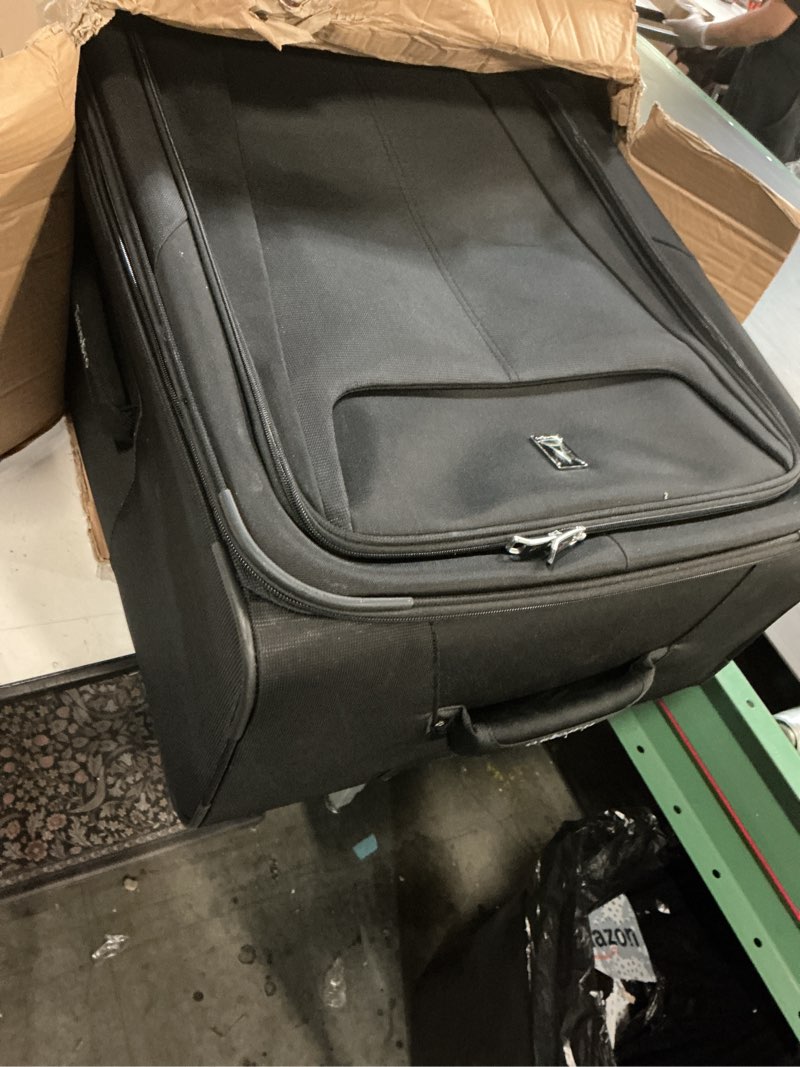Condition photo showing Good Condition for travelpro maxlite 5 softside expandable luggage with 4 spinner wheels, lightweight suitcase, men and women, black, checked-large 29-inch checked-large 29-inch black