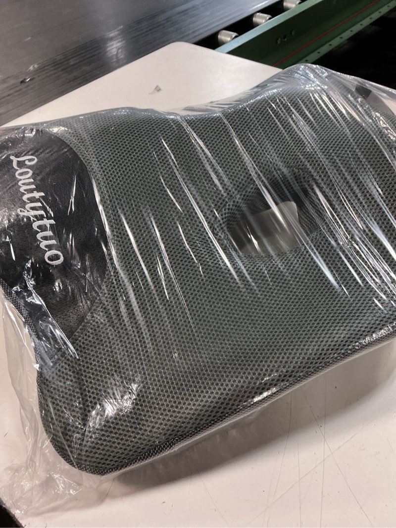 Condition photo showing Good Condition for loutytuo seat cushion pillow,100% memory foam and washable cover,for office chair,car seat and wheelchair,tailbone & sciatica & back pain relief gray