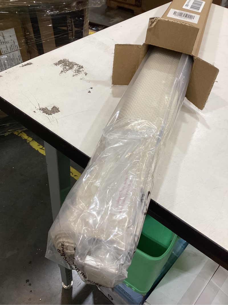 Condition photo showing Good Condition for lazblinds cordless roman shades - no drill easy install light filtering window blinds, thermal insulated room darkening with uv blocking for bedroom/living room, window size 29" w x 64" h, beige beige 29"w x 64"h