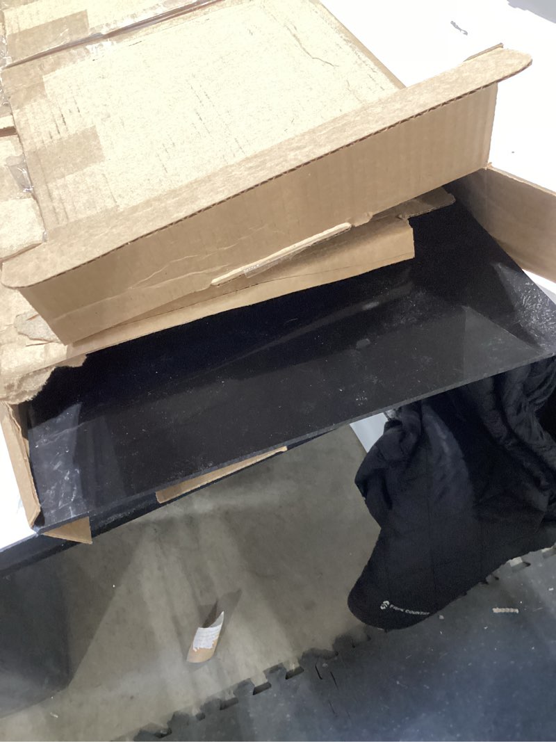 Condition photo showing Good Condition for Black HDPE Sheet for Heavy Duty Industry,High Density Polyethylene Sheets Colored HDPE Board for DIY, 1/8" Thick?Size 12" x 24" 1/8" x 12" x 24" Black