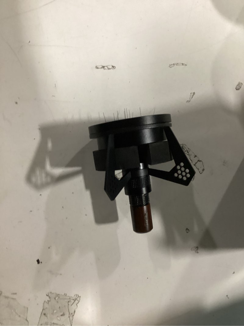 IKAPE Mantis WDT Distribution Tool with Clean Brush, V3-54mm Espresso Stirrer for Barista - 8 Needle