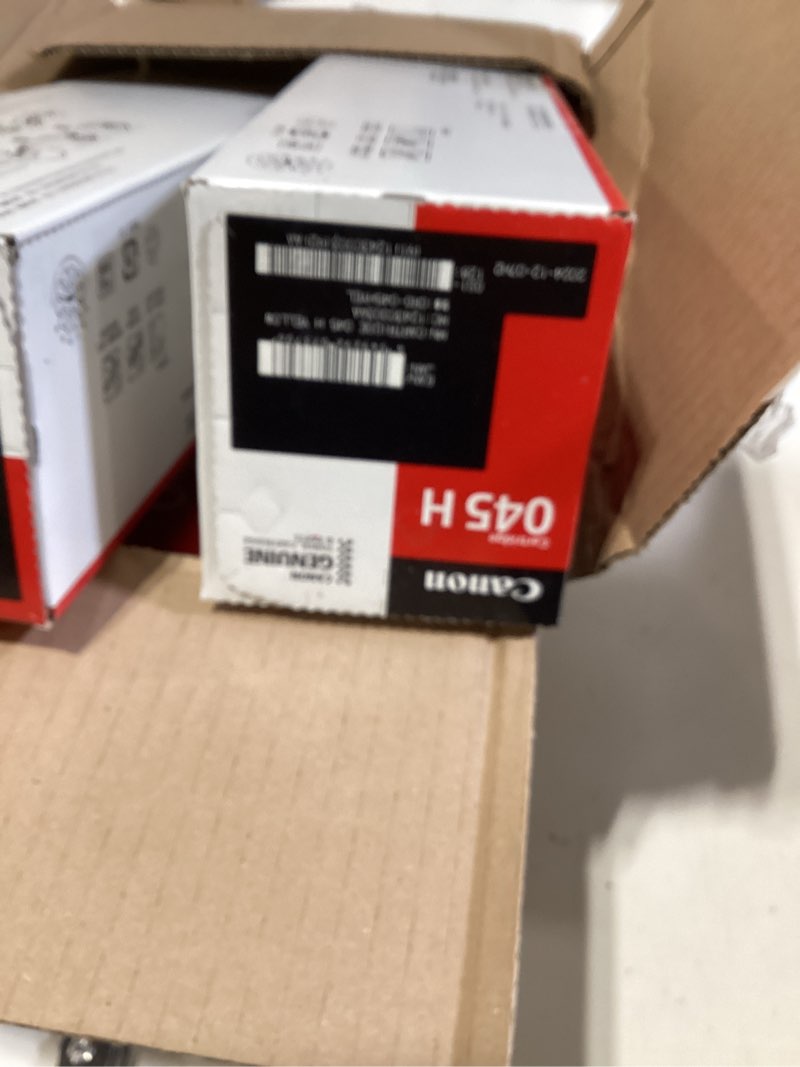 Condition photo showing Good Condition for canon 045h toner cartridge high yield kit b for mf630 series & lbp612cdw printers, yields 2200 sheets - includes yellow/magenta/cyan/black
