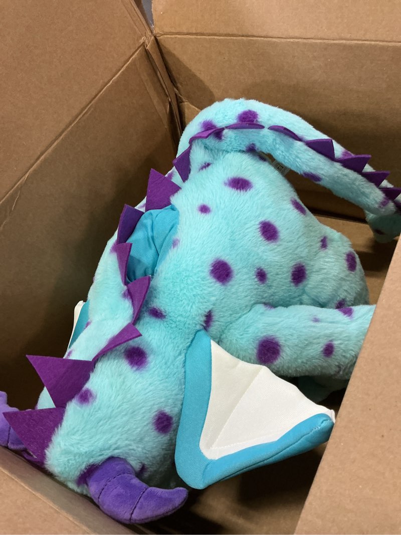 Condition photo showing Good Condition for tooth fairy plush doll, dental plush oral health presentation puppet dragon tooth fairy dental educational plush large size doll with teeth for kids chidren boys girls large dragon doll
