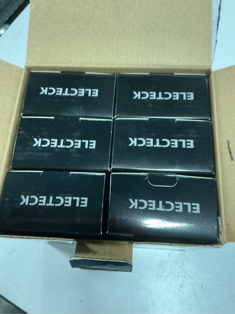 Condition photo showing New/Like New for electeck 6 pack gfci outlets 20 amp, non-tamper resistant, decor gfi receptacles with led indicator, ground fault circuit interrupter, wallplate included, etl listed, white white button 6 pack