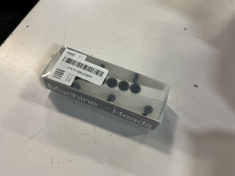 Condition photo showing Good Condition for guyker guitar locking tuners (6 for right) - 1:18 lock string tuning key pegs machine head with hexagonal handle replacement for st tl sg lp style electric, folk or acoustic guitars - black