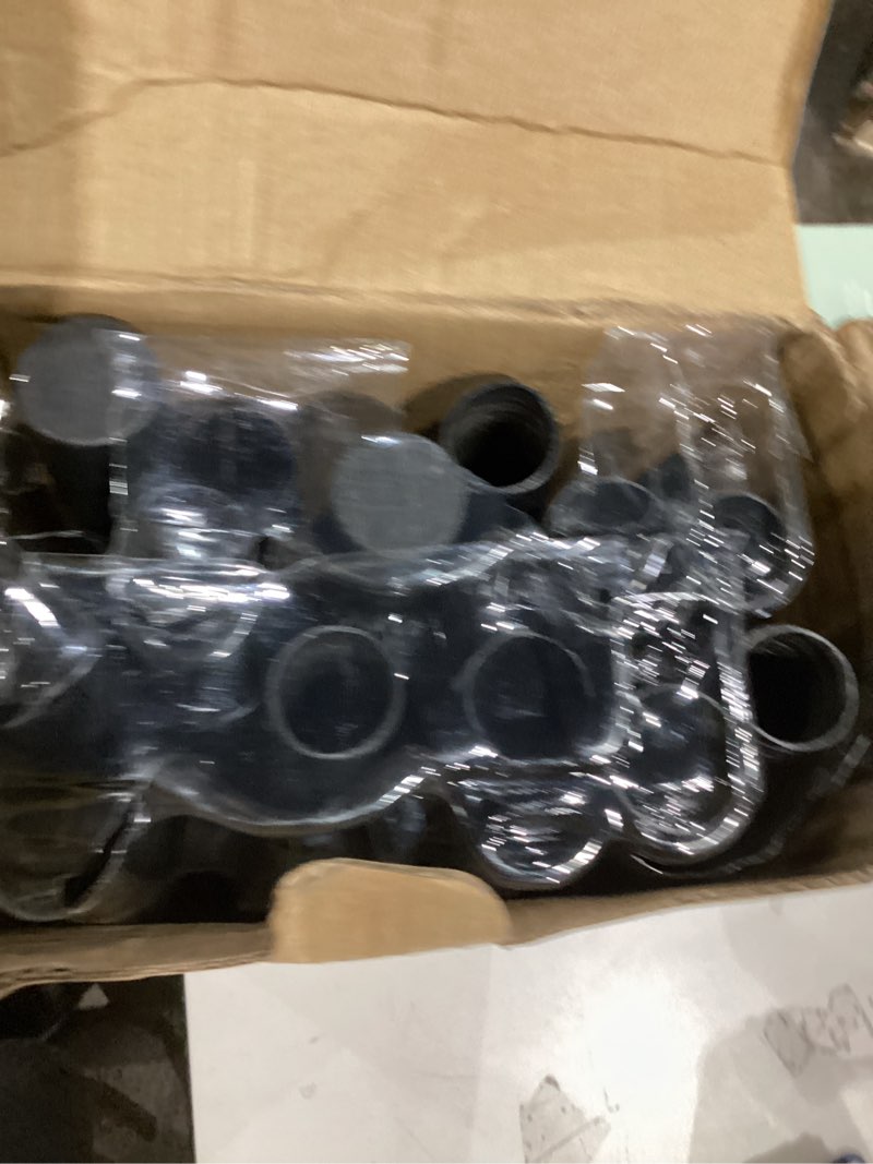 Condition photo showing As Is for 10 FT Outdoor String Light Pole Stand for Deck Fence or Patio Railing, Adjustable Globe Patio Light Post for Hanging Outside Decorate Lighting, 2 Packs 2 Packs-Deck Fence Pole