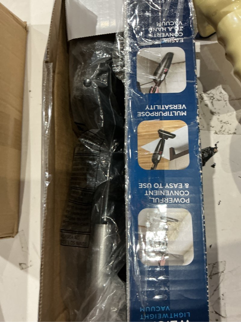 Condition photo showing As Is for bissell featherweight stick lightweight bagless vacuum with crevice tool, 2033m, black featherweight (black)
