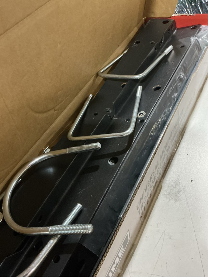 Condition photo showing As Is for lifetime universal backboard mounting kit for pole  roof or wall (9594)