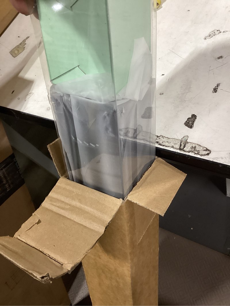 Condition photo showing Good Condition for aosky blackout roller shades cordless blinds for windows, free-stop shades with valance, thermal insulated fabric, uv protection, natural woven blinds for home and office (32.5" w x 72" h, black) black 32.5"w x 72"h