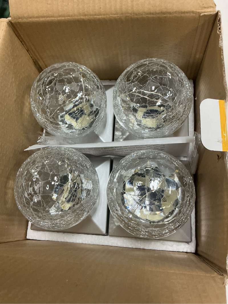Condition photo showing Good Condition for sunnypark solar post lights - outdoor post cap light for fence deck or patio garden decoration solar powered caps, led lighting, lamp fits 4x4 in - warm white 4 pack