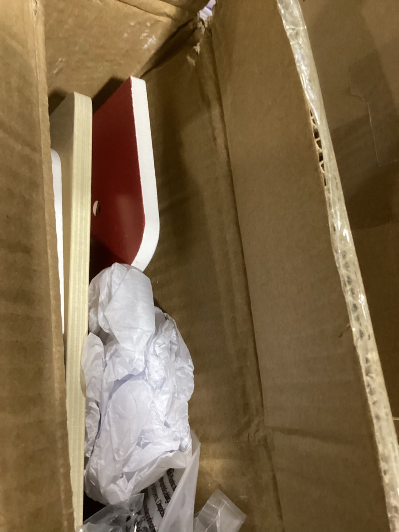 Condition photo showing Good Condition for labebe Wooden Ice Cream Cart for Kids, Toddler Ice Cream Truck Pull-Along Pretend Play Stand for 3-8Y, Children Role Play ice cream toy Trolley with Blackboard, ringbell, Ice-lolly for 36M+ Girls Boys