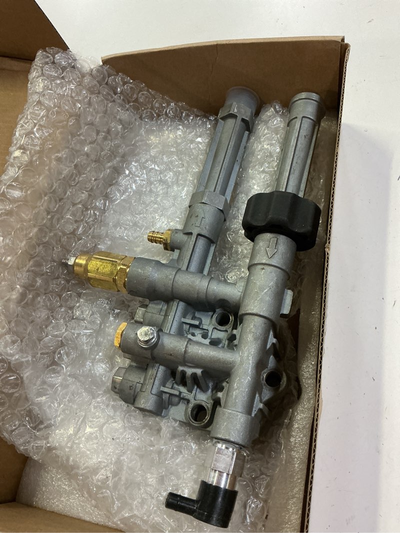 Condition photo showing Good Condition for ar42518 pressure washer pump head assy compatible with b&s honda craftsman generac 2300 2500 2800 psi 2.2 2.3 gpm pump head ar43061 ar42940 704667 ar p/w kits