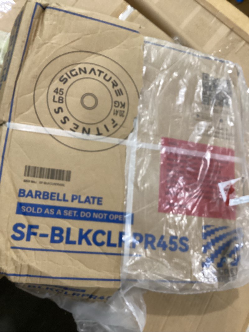 Condition photo showing As Is for 2" Olympic Bumper Weight Plates?with Steel Hub?Black & Colour Options, Multiple Weights & Sets?for Home Gym Strength Training