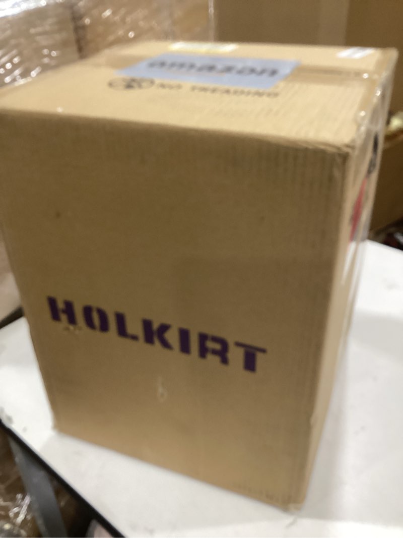 Condition photo showing New/Like New for holkirt mid century semi flush mount ceiling light black globe ceiling light modern light fixture with white opal glass shade for living room bedroom hallway black 1-light 10 inch globe