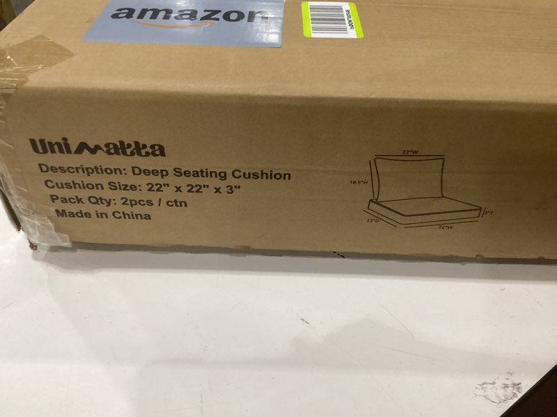 Condition photo showing Good Condition for unimata deep seating cushion 