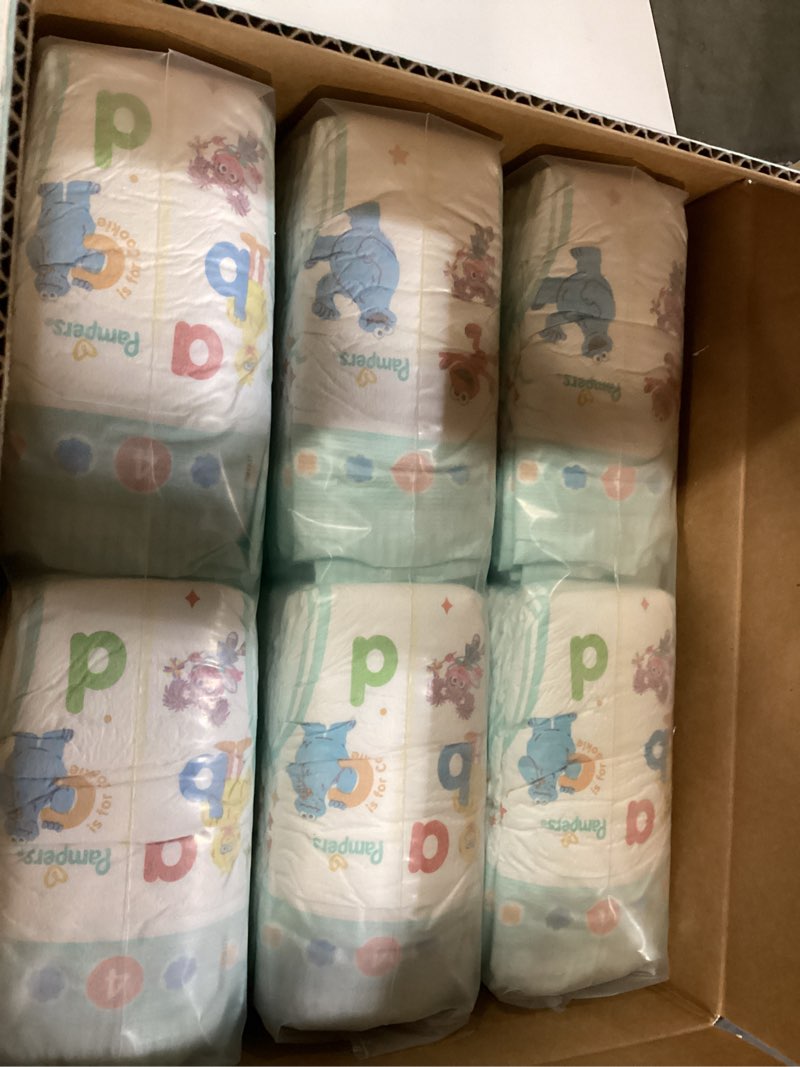 Condition photo showing New/Like New for Pampers Diapers - Baby Dry - Size 4, 150 Count, Absorbent Disposable Infant Diaper (Packaging May Vary) Size 4 150