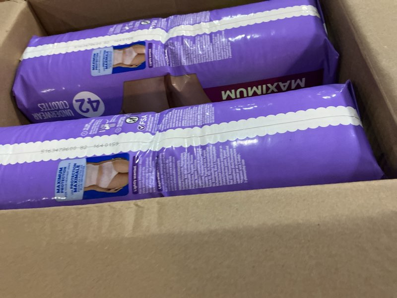 Condition photo showing New/Like New for always discreet incontinence underwear women's - maximum protection - small/medium - 84ct