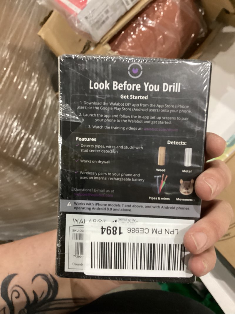 Condition photo showing New/Like New for Walabot DIY 2 – Visual Stud Finder & Wall Scanner for Drywall. Detects Wood & Metal Studs, Plastic & Metal Pipes, Live & Non-Live Wires Precision Measuring