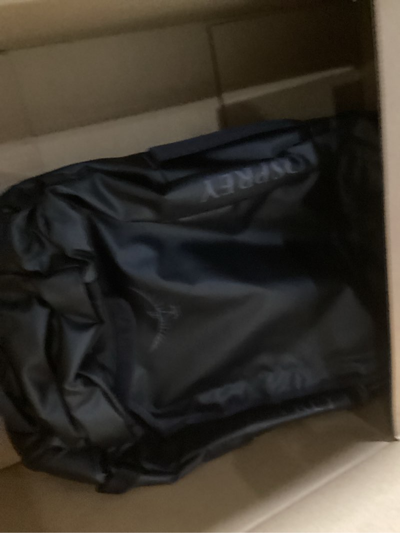 Condition photo showing Good Condition for osprey transporter 60l wheeled travel duffel bag - lightweight rolling suitcase for men and women, raven black 60l raven black