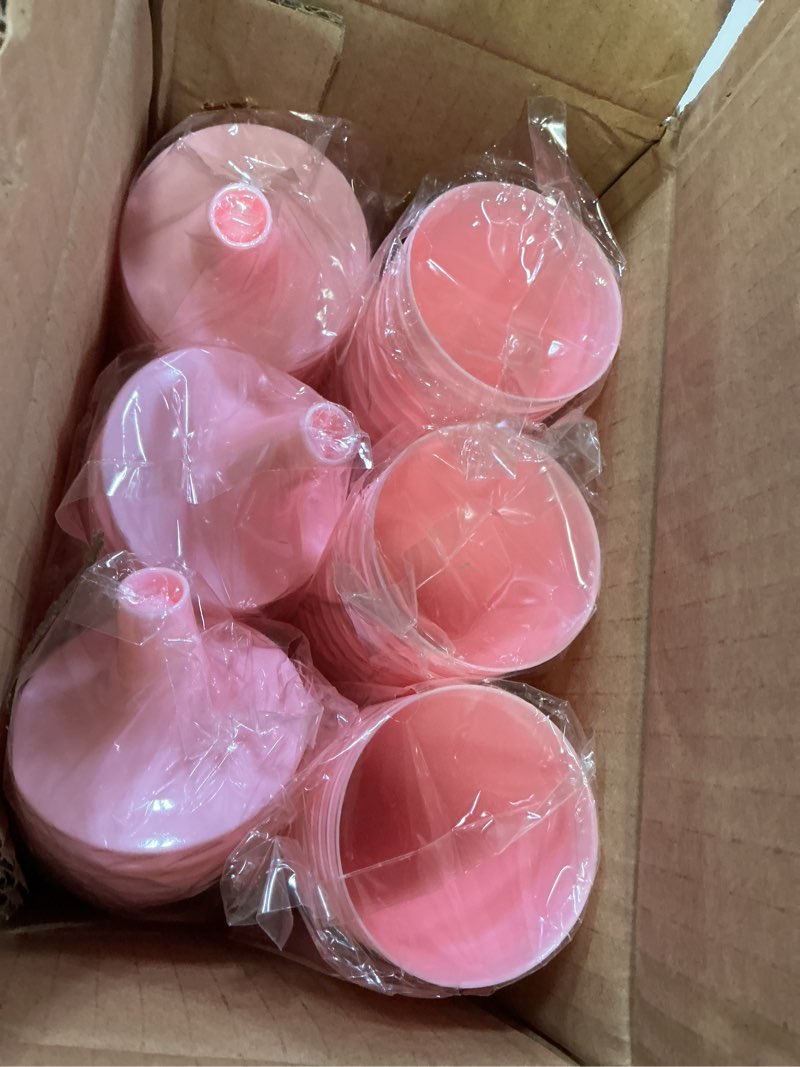 Condition photo showing New/Like New for 80pcs champagne flutes bulk,5.5 oz pink plastic champagne flutes,disposable champagne glasses cocktail cups for birthday 2026 party supplies wedding graduation decor