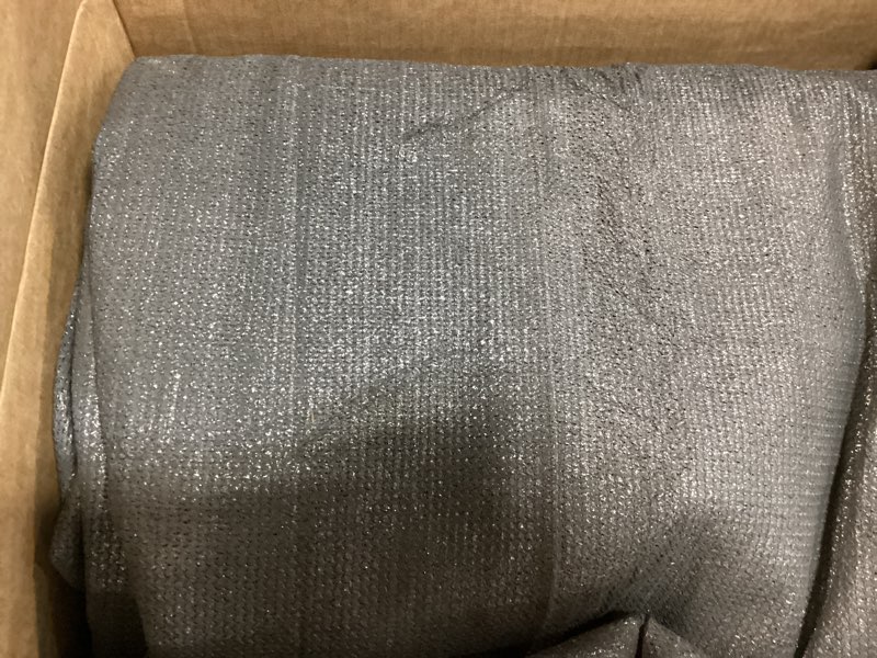 Condition photo showing New/Like New for sunlax large sun shade sail 16' x 20' dark grey rectangle canopy sail shade cover uv block permeable sunshade outdoor for patio backyard (we make custom size) 1 6' x 2 0' dark grey