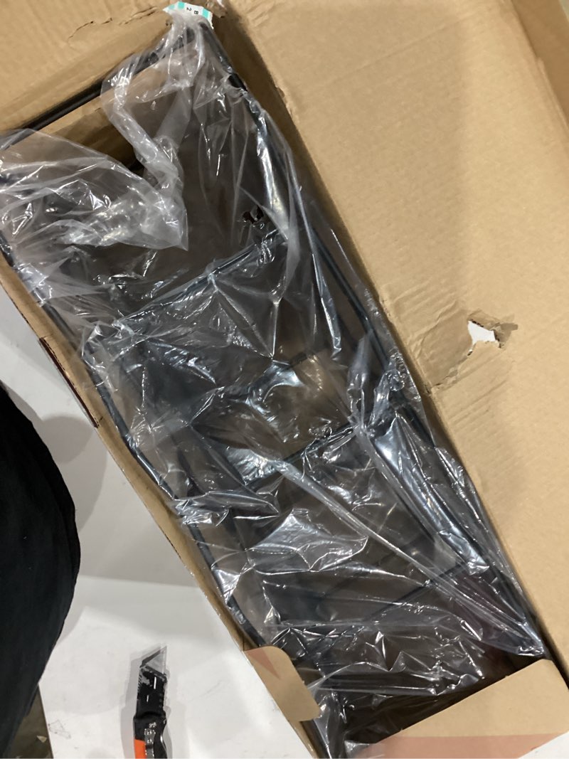 Condition photo showing Good Condition for Gusto Nostro Countertop Wine Rack - 14 Bottle Freestanding Modern Black Metal Small - 3 Tier Tabletop Wine Holder Stand for Cabinet, Pantry - Wine Racks Countertop - No Assembly Required 14 Bottles Black