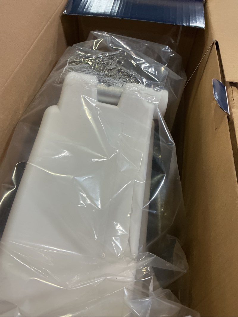 Condition photo showing New/Like New for bath safetyraised toilet seat product description: elev.toilet seat w/ remarms,rtl,1 ea