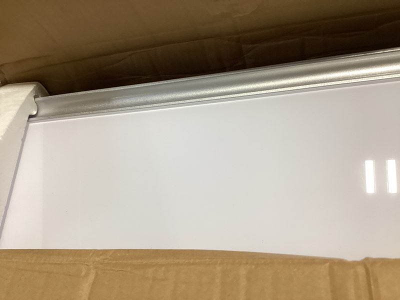 Condition photo showing Good Condition for quartet glass dry erase white board, desktop computer pad for notetaking, 18" x 6" whiteboard, clean erase surface with storage, 1 dry erase marker, white surface (gdp186) white pad